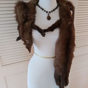 Vintage Mink Stole-3 minks